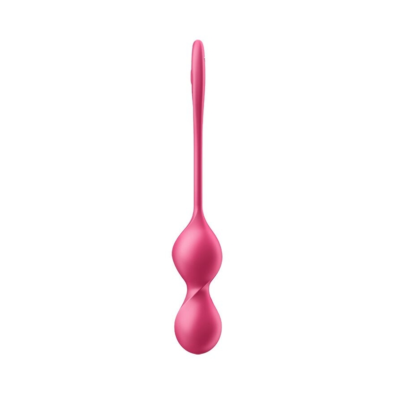 Вагинальные смарт-шарики с вибрацией Satisfyer Love Birds 2 Connect App Red, 86 г, пульт ДУ, numer zdjęcia 3