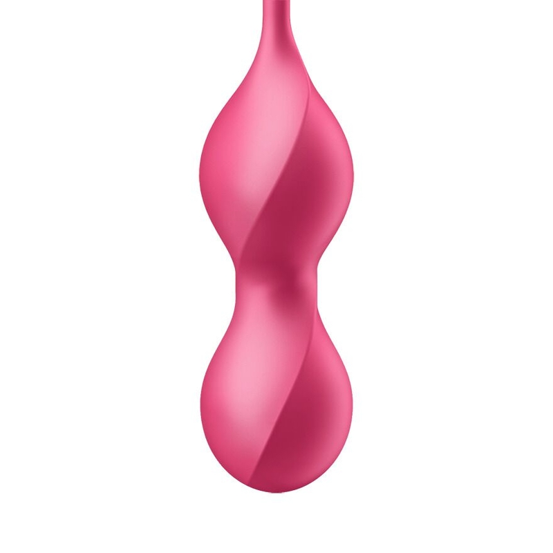 Вагинальные смарт-шарики с вибрацией Satisfyer Love Birds 2 Connect App Red, 86 г, пульт ДУ, фото №5