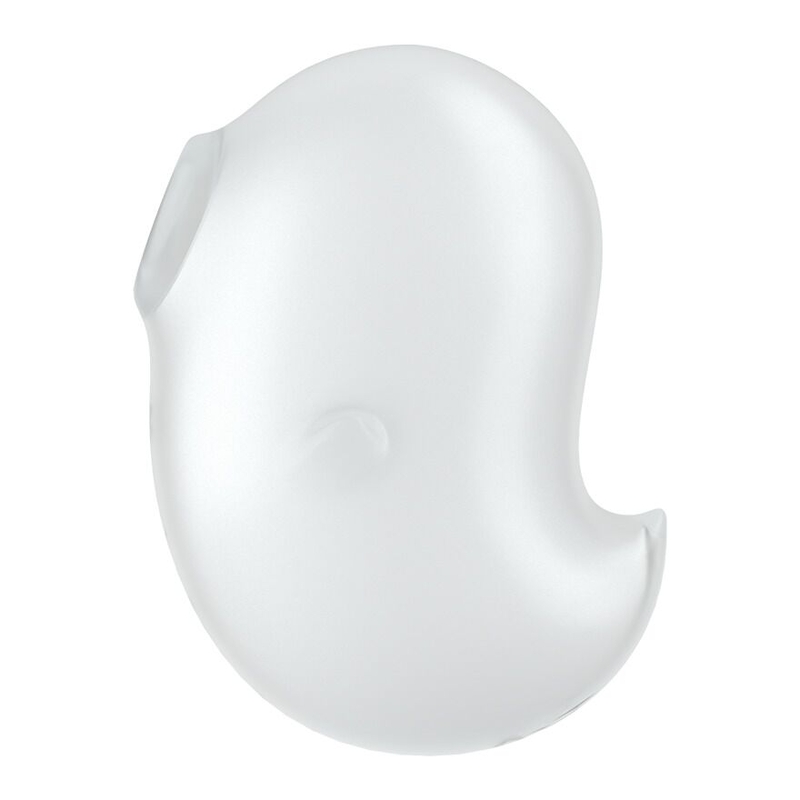 Вакуумный клиторальный стимулятор с вибрацией Satisfyer Cutie Ghost White, numer zdjęcia 3