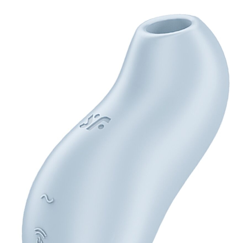 Вакуумный клиторальный стимулятор с вибрацией Satisfyer Pocket Pro 1 Blue, photo number 5