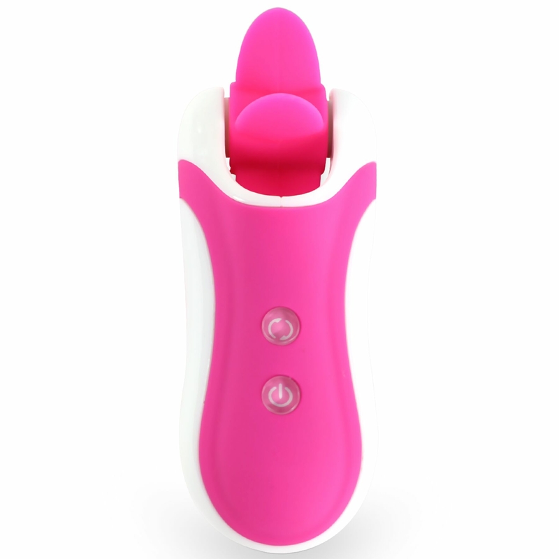 Стимулятор с имитацией оральных ласк FeelzToys - Clitella Oral Clitoral Stimulator Pink, numer zdjęcia 4