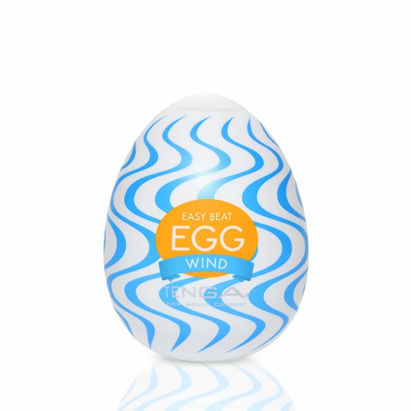 Мастурбатор-яйцо Tenga Egg Wind с зигзагообразным рельефом, фото №2