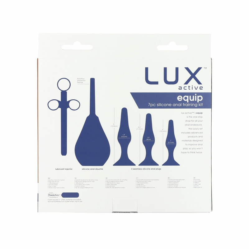 Набор анальных игрушек для новичков Lux Active – Equip – Silicone Anal Training Kit, фото №12