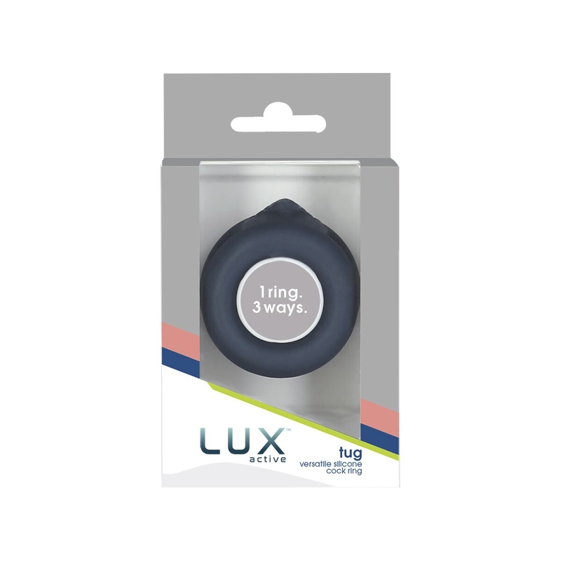 Двойное эрекционное кольцо LUX Active – Tug – Versatile Silicone Cock Ring, photo number 9