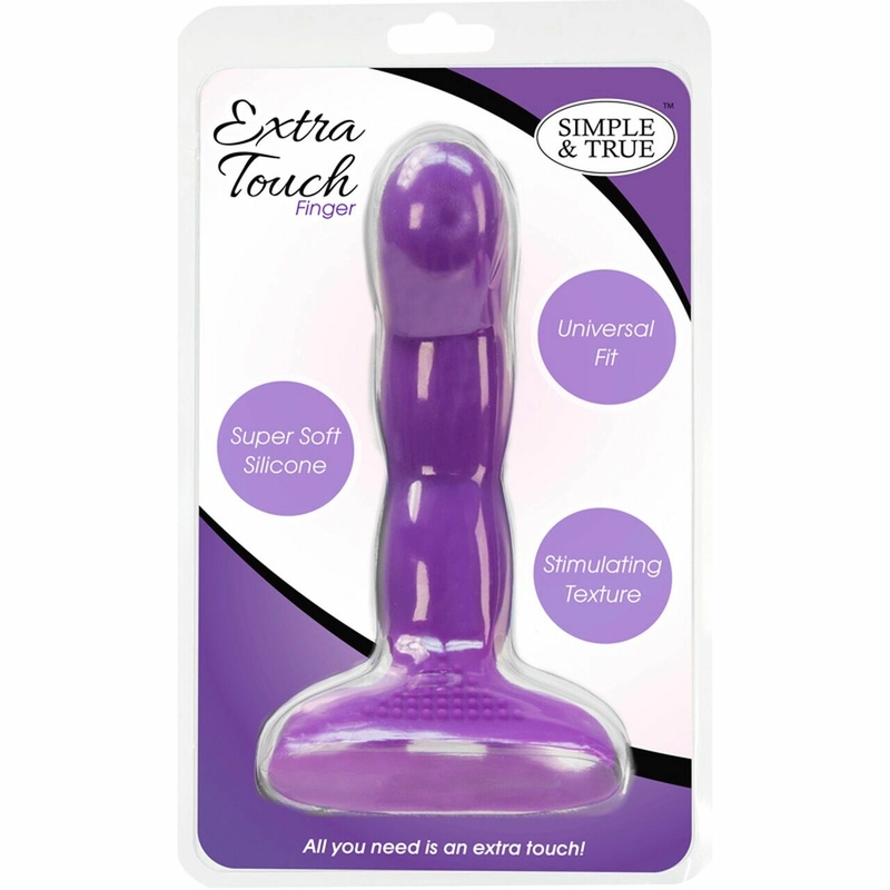 Насадка на палец Simple&True Extra Touch Finger Dong Purple, фото №6