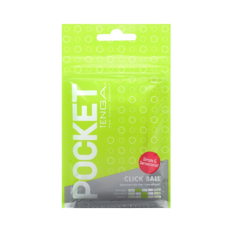 Мастурбатор TENGA Pocket Click Ball, numer zdjęcia 2