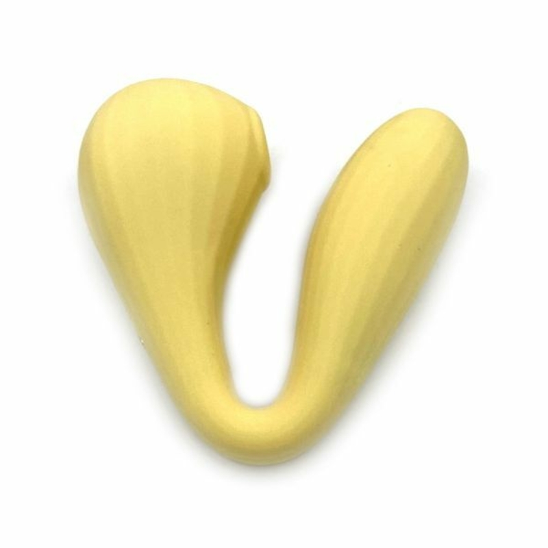 Вакуумный вагинально-клиторальный стимулятор Magic Motion Bobi Yellow, управление со смартфона, numer zdjęcia 5
