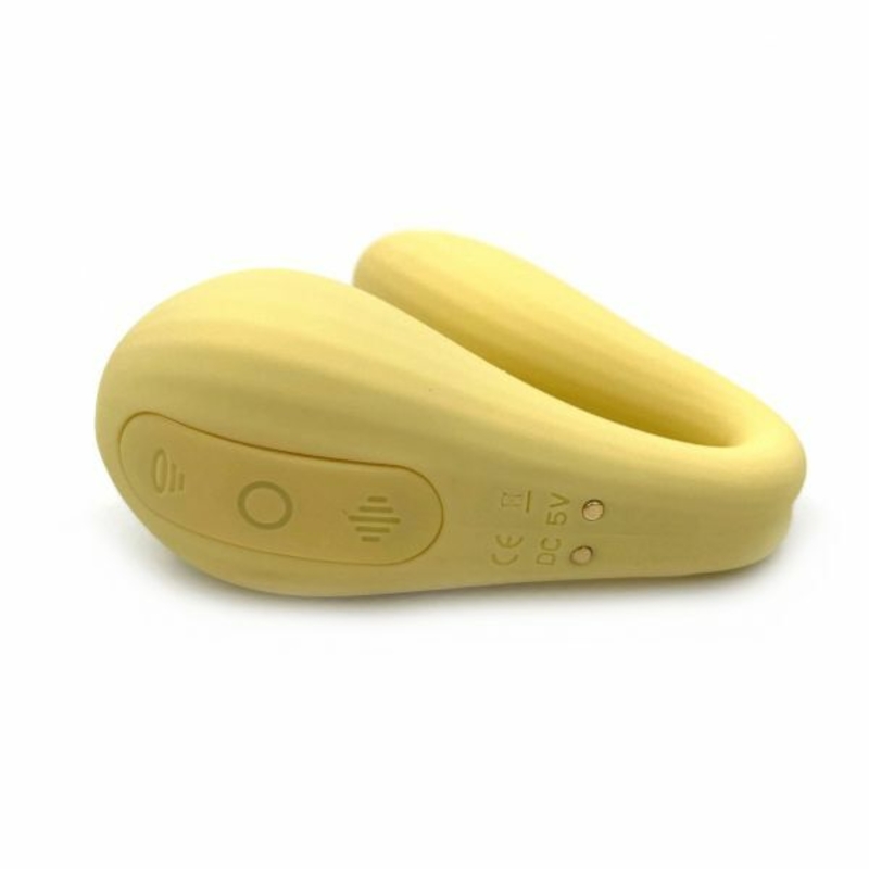 Вакуумный вагинально-клиторальный стимулятор Magic Motion Bobi Yellow, управление со смартфона, photo number 7