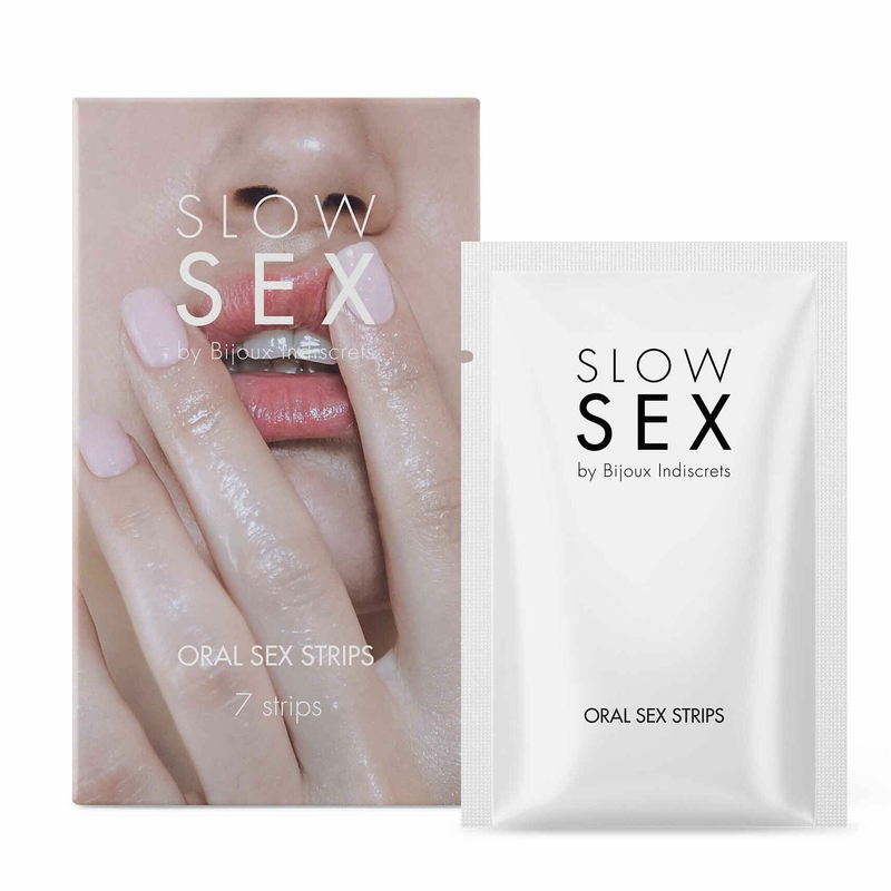 Полоски для орального секса Bijoux Indiscrets Slow Sex Oral sex strips, фото №2