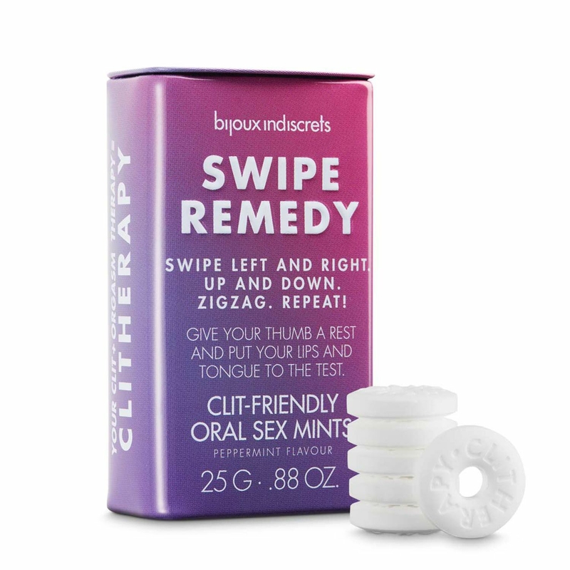 Мятные конфеты Bijoux Indiscrets Swipe Remedy – clitherapy oral sex mints, без сахара, фото №4