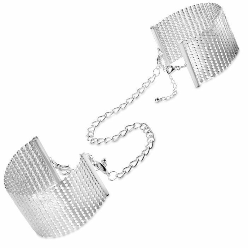 Наручники Bijoux Indiscrets Desir Metallique Handcuffs - Silver, металлические, стильные браслеты, фото №2