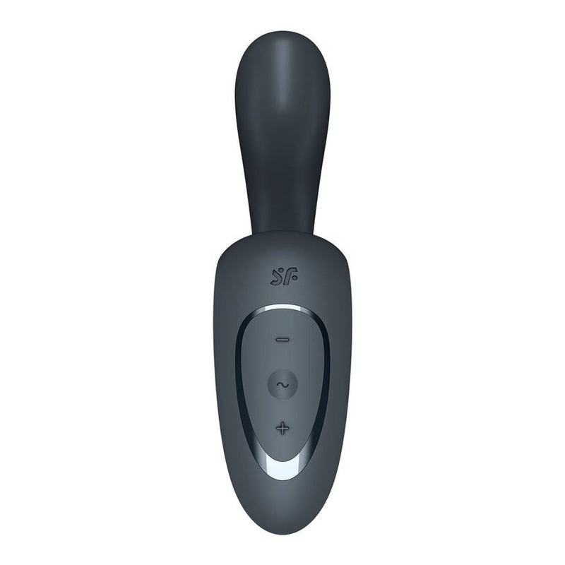 Вагинально-клиторальный вибратор Satisfyer G for Goddess 1 Dark Grey, 2 мотора, photo number 4