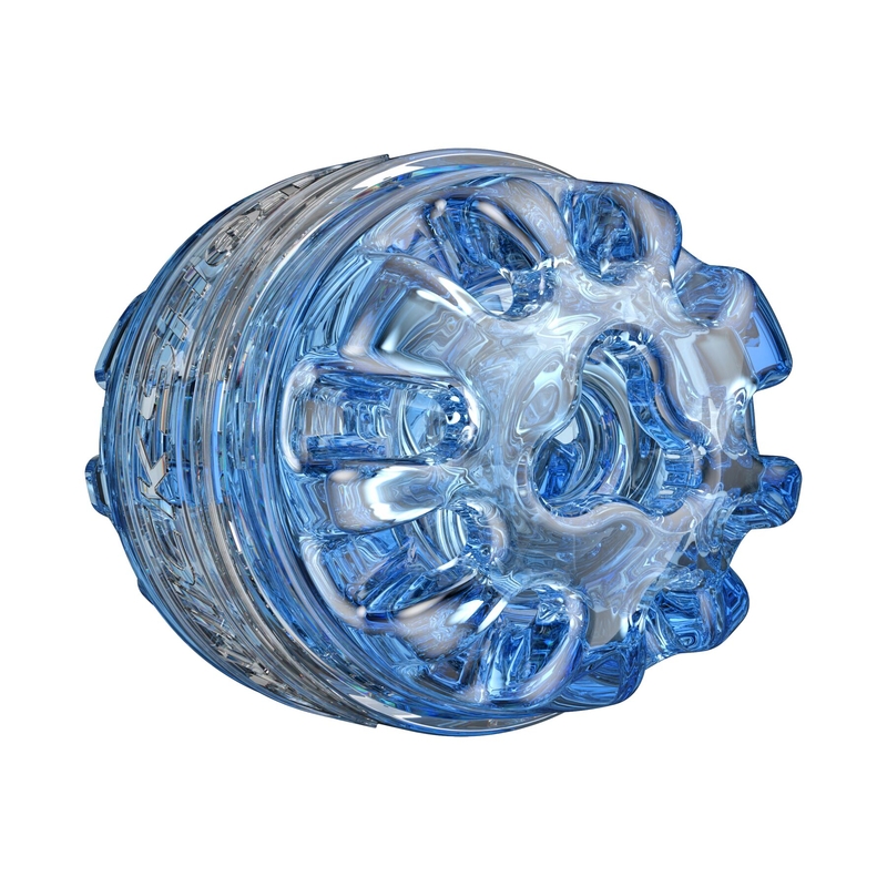 Мастурбатор Fleshlight Quickshot Turbo Blue Ice, компактный, отлично для пар и минета, numer zdjęcia 3