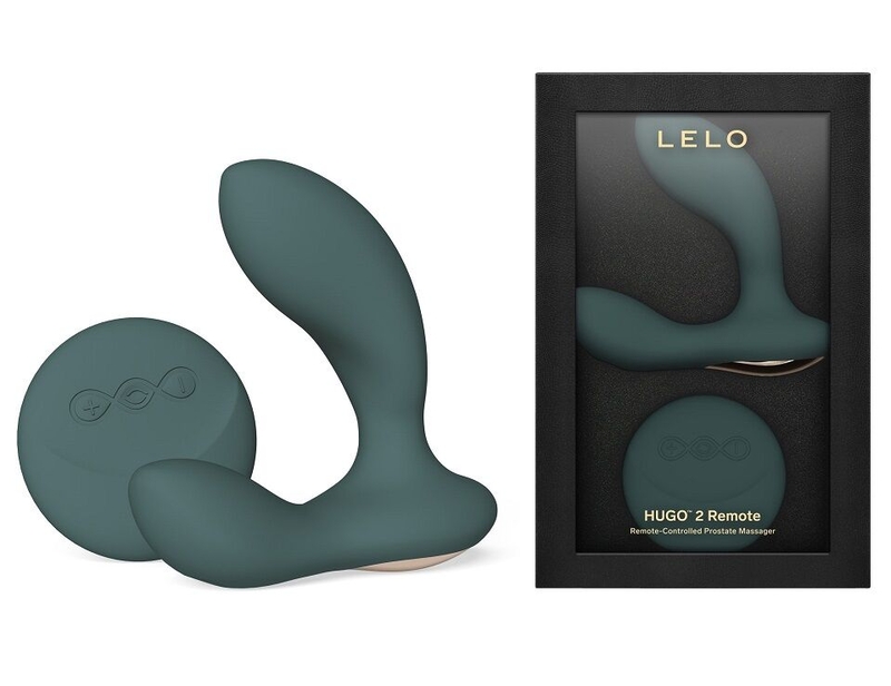 Массажер простаты LELO Hugo 2 Remote Green, фото №3