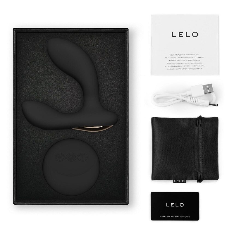 Массажер простаты LELO Hugo 2 Remote Black, numer zdjęcia 4