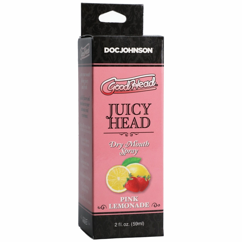 Увлажняющий оральный спрей Doc Johnson GoodHead – Juicy Head Dry Mouth Spray – Pink Lemonade 59мл, photo number 3
