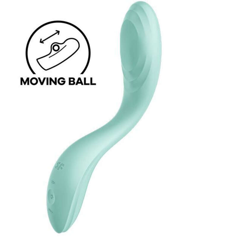 Вибратор с жемчужной стимуляцией точки G Satisfyer Rrrolling Pleasure Mint (мятая упаковка!!!), фото №2