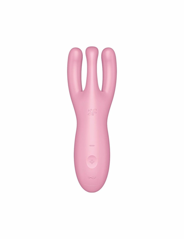 Клиторальный смарт-вибратор Satisfyer Threesome 4 Pink с тремя пальчиками, photo number 3