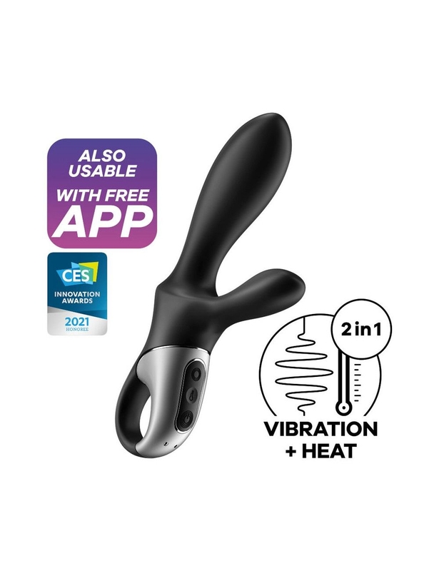 Универсальный смарт-вибратор с подогревом Satisfyer Heat Climax +, photo number 2