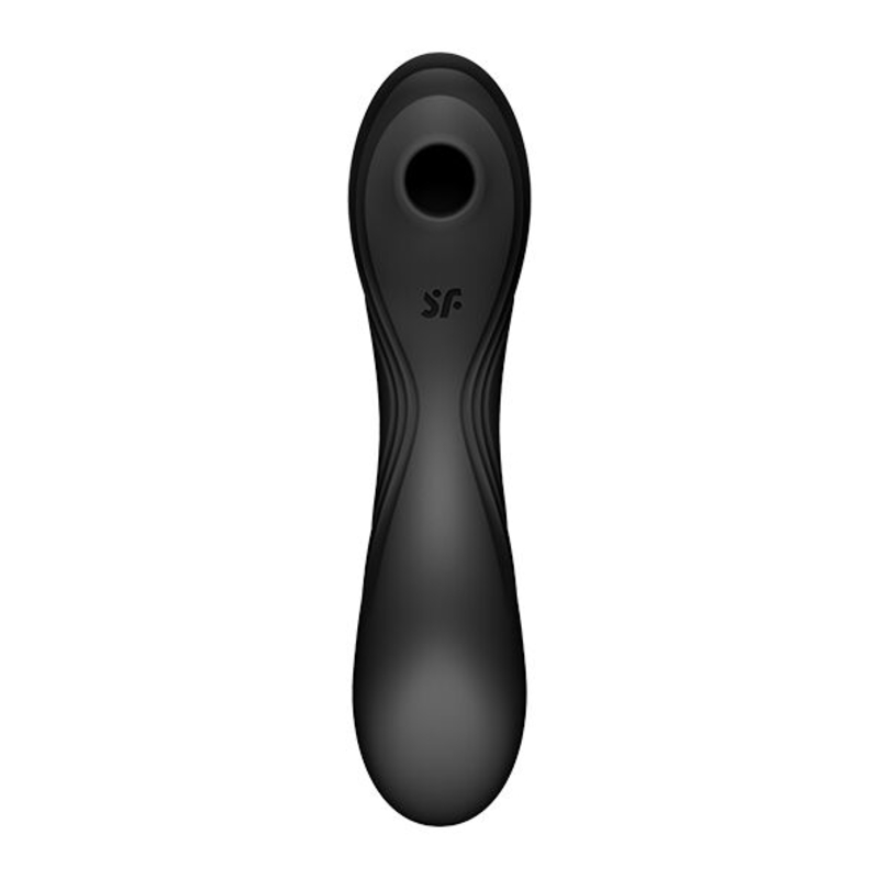 Вакуумный стимулятор с вибрацией Satisfyer Curvy Trinity 4 Black, numer zdjęcia 5