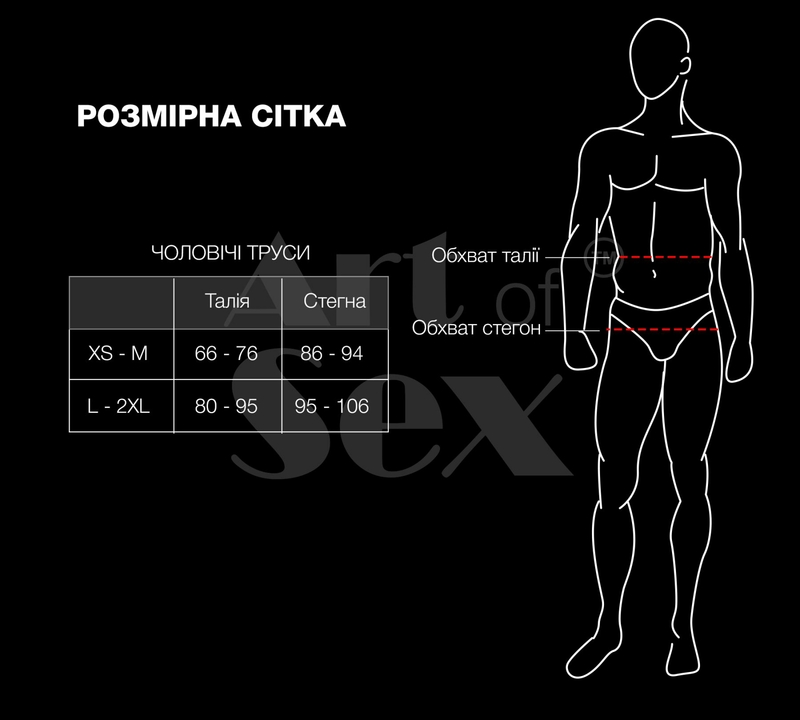 Мужские трусы XS-2XL с силиконовой анальной пробкой Art of Sex -  Joni plug panties size L Black, фото №5