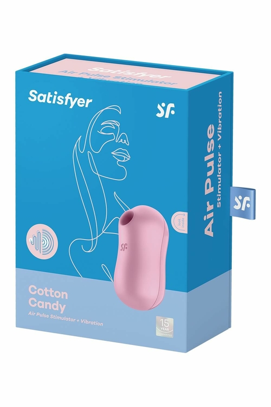 Вакуумный стимулятор с вибрацией Satisfyer Cotton Candy Lilac, фото №8