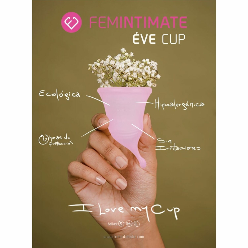 Менструальная чаша Femintimate Eve Cup New размер L, объем — 50 мл, эргономичный дизайн, numer zdjęcia 4