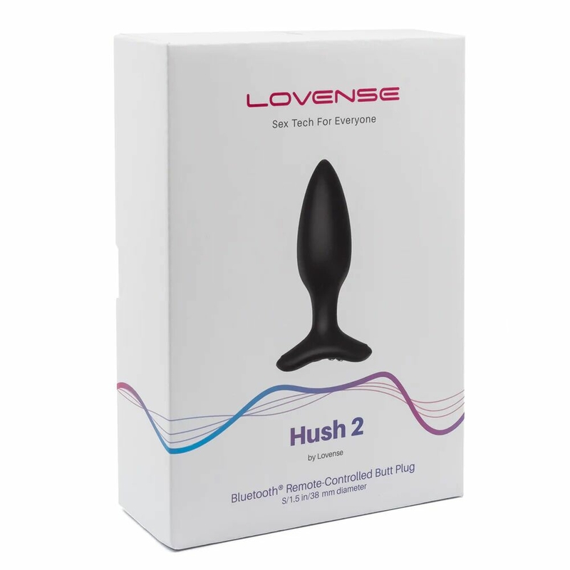 Анальная смарт-вибропробка Lovense Hush 2, размер S, фото №5