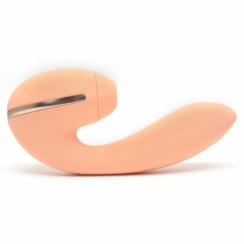 Вакуумный вибратор KISTOY Tina Mini Orange, вагинально-клиторальный, фото №3