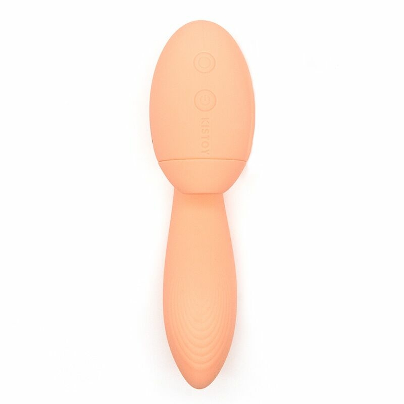 Вакуумный вибратор KISTOY Tina Mini Orange, вагинально-клиторальный, фото №8