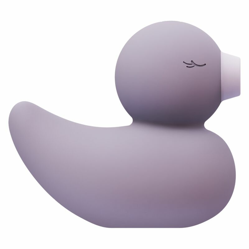 Вакуумный вибратор-уточка CuteVibe Ducky Grey, фото №2