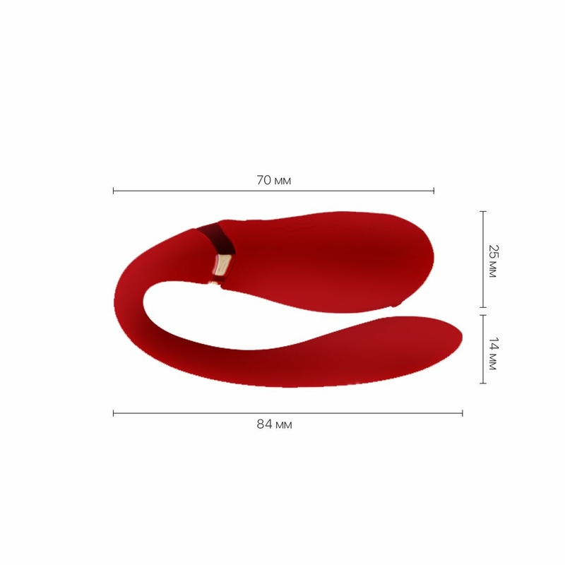 Смартвибратор для пар Zalo — Fanfan Bright Red, фото №4