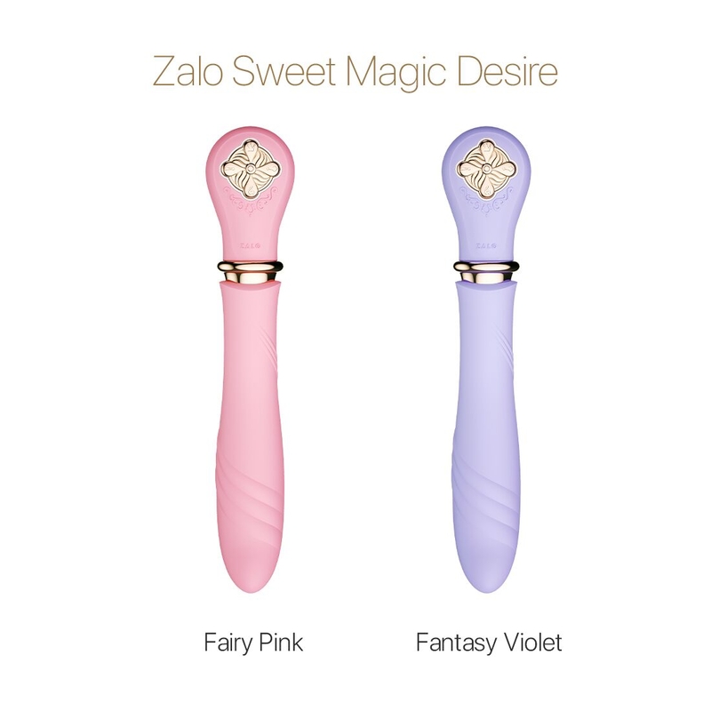 Пульсатор с подогревом Zalo Sweet Magic - Desire Fairy Pink, турбо режим, numer zdjęcia 9