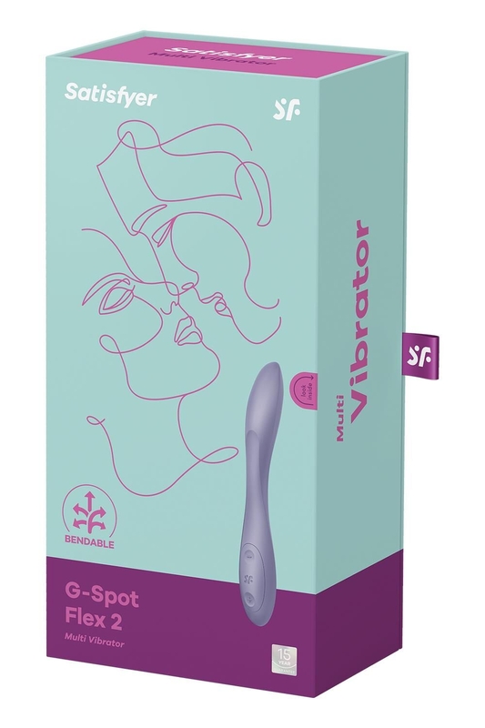 Универсальный вибратор Satisfyer G-Spot Flex 2, гибкий ствол с фиксацией положения, фото №5