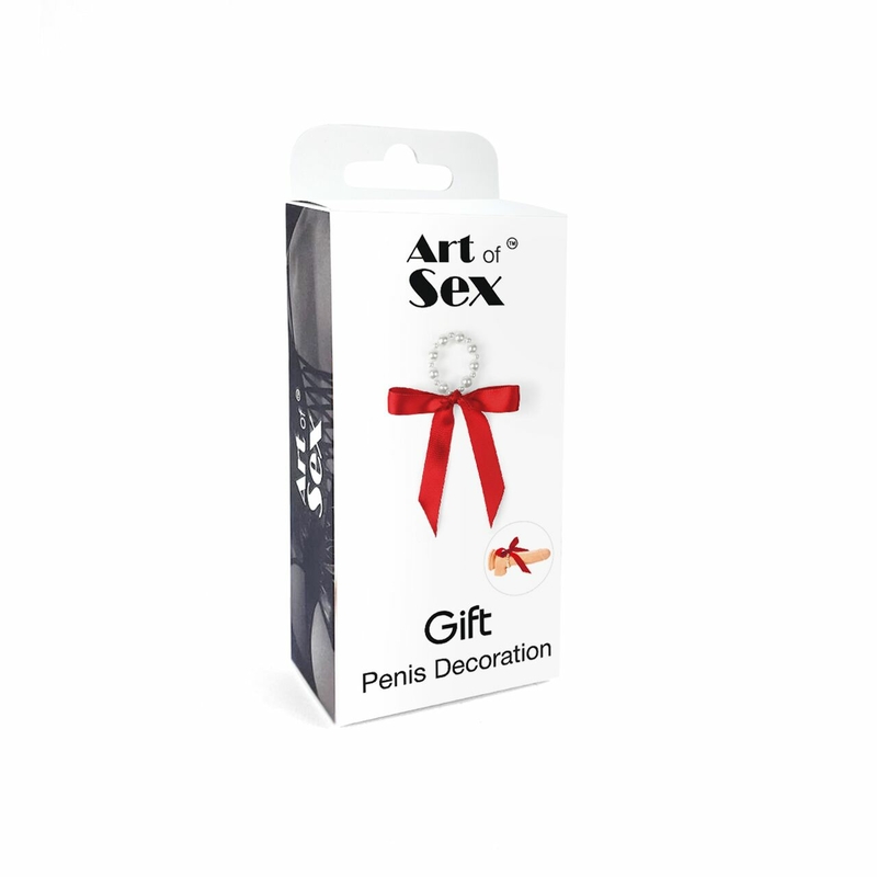 Украшение на пенис с жемчугом "Подарок" Art of Sex - Gift, фото №6