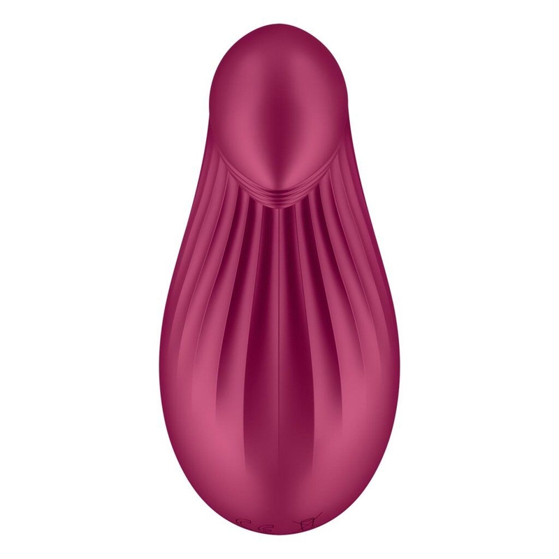 Вибратор Satisfyer Dipping Delight Berry, 2 мотора, гибкий кончик, фото №6