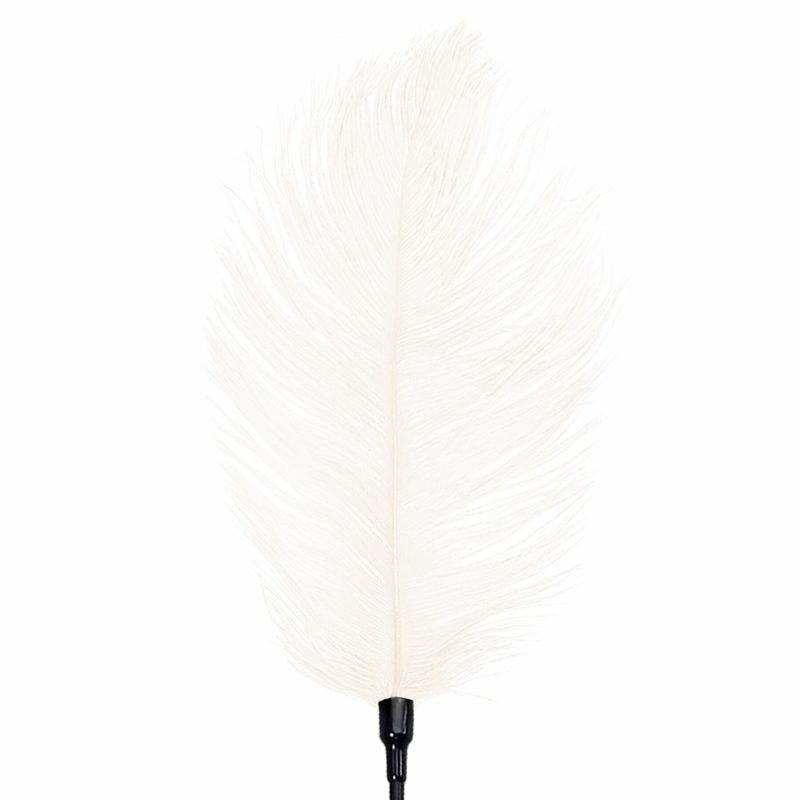 Щекоталка со страусиным пером  Art of Sex - Feather Tickler, цвет Белый, numer zdjęcia 4