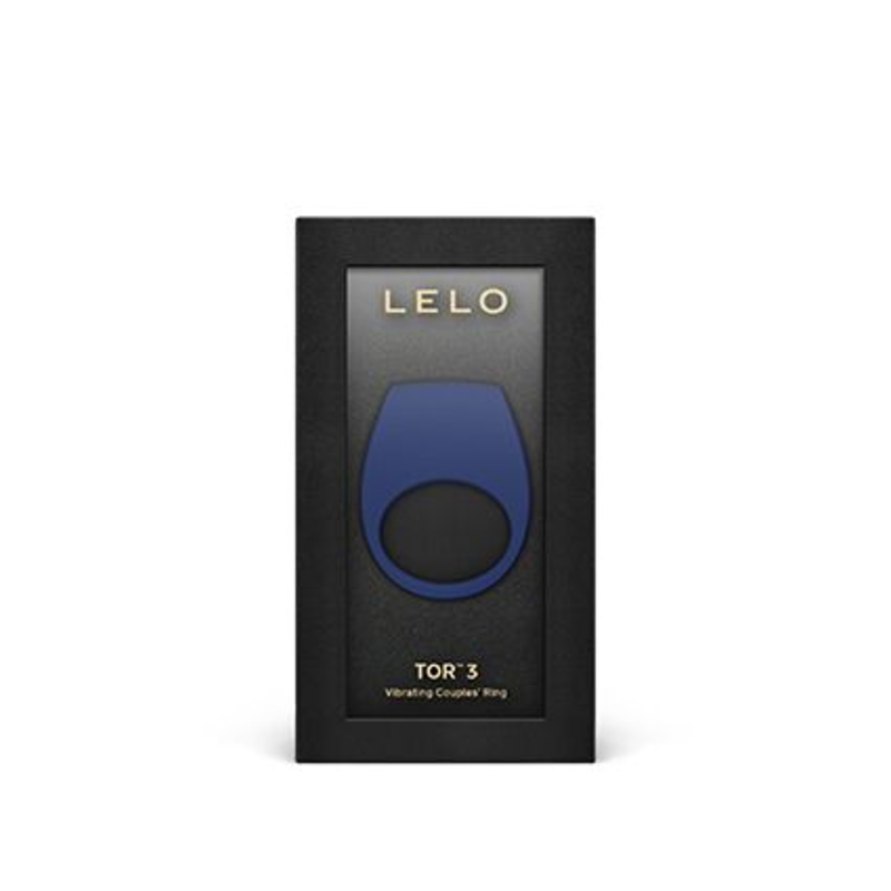 Эрекционное кольцо с вибрацией LELO Tor 3 Base Blue, numer zdjęcia 6