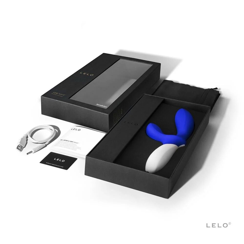 Массажер простаты LELO Loki Wave Federal Blue, 2 мотора, манящее движение + стимуляция промежности, фото №6