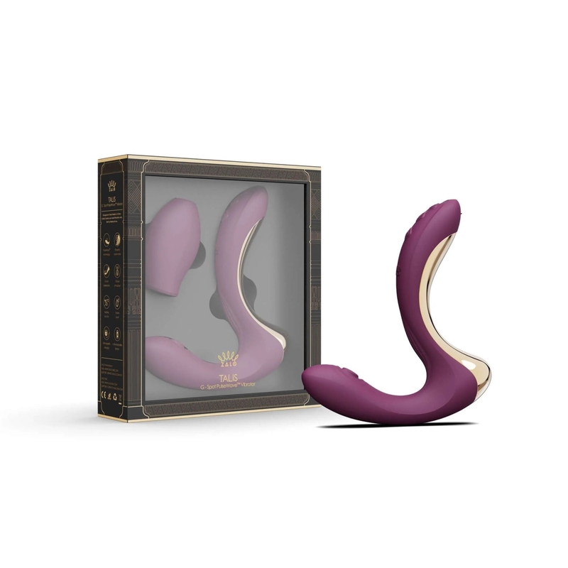 Вибратор Zalo – Talis G-Spot PulseWave Vibrator Velvet Purple, numer zdjęcia 6