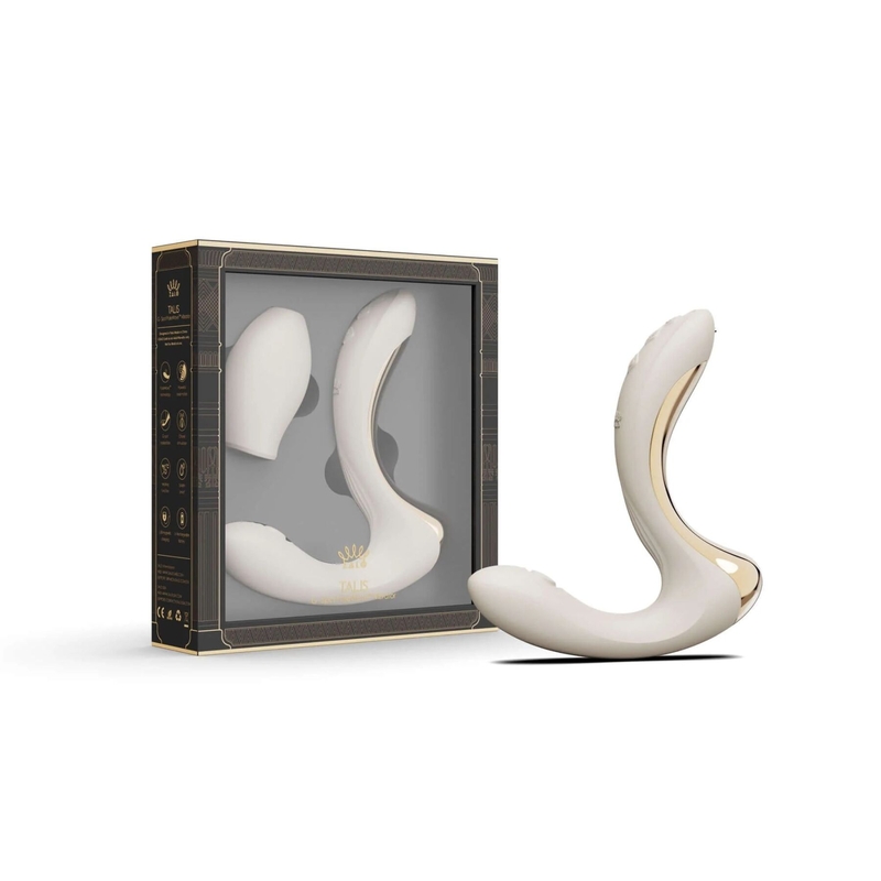 Вибратор Zalo – Talis G-Spot PulseWave Vibrator Ivory White, фото №6