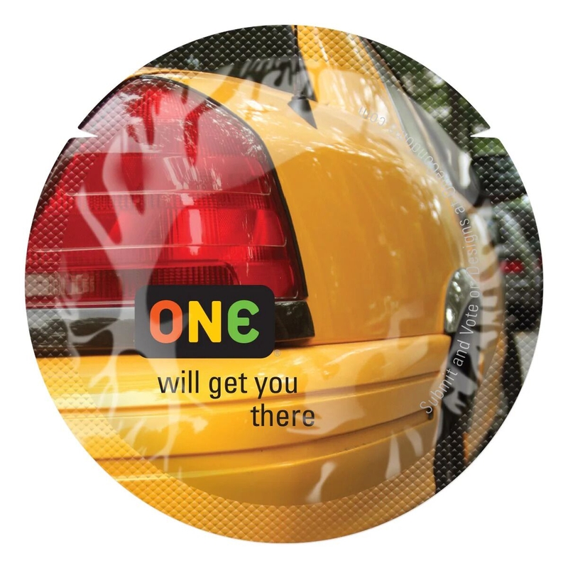 Презерватив ONE Color Sensations - ONE will get you there (Yellow) 1 шт, numer zdjęcia 2