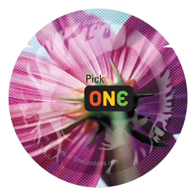 Презерватив ONE Color Sensations - Pick ONE (Purple) 1 шт, numer zdjęcia 2