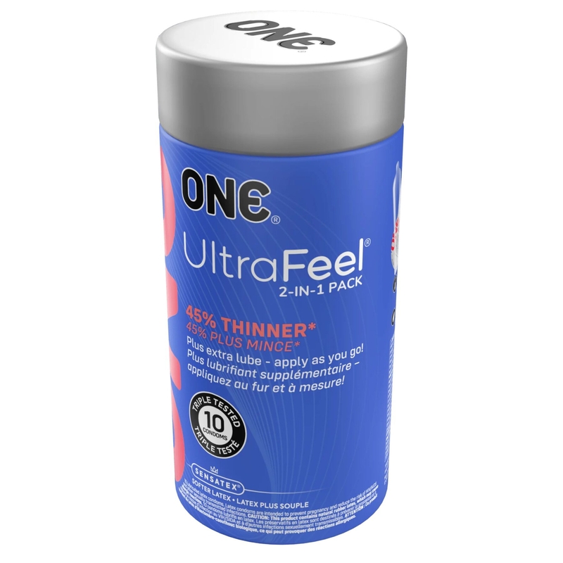 Презервативы ONE Ultra Feel 10 шт, подарочная упаковка тюб, фото №5