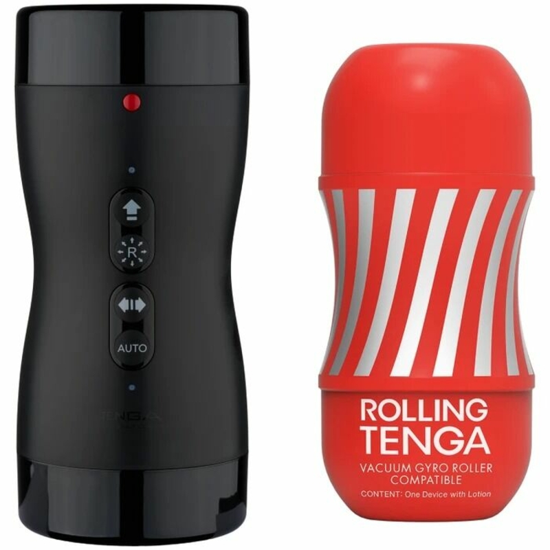 Автоматический мастурбатор Tenga VACUUM GYRO ROLLER SET, ротация и вакуум, совместим с Tenga Cup, фото №3