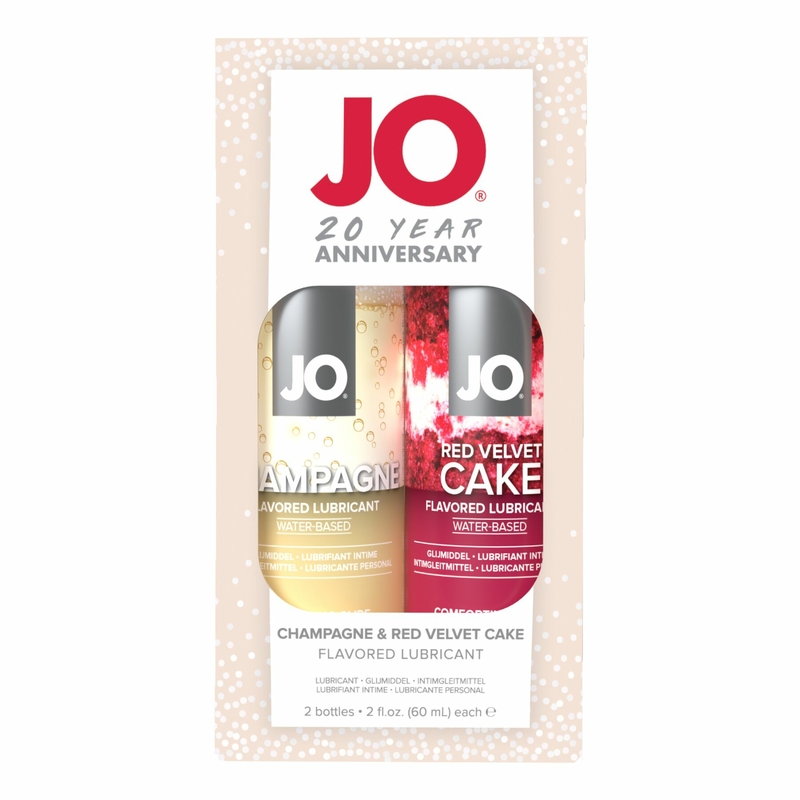 Набор вкусовых смазок System JO Champagne & Red Velvet Cake (2×60 мл), Limited Edition, numer zdjęcia 2