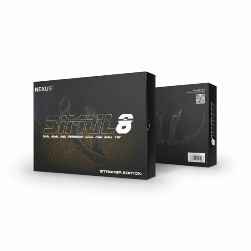 Массажер простаты Nexus Simul8 Stroker Edition с эрекционным кольцом, жемчужный массаж + вибрация, фото №4