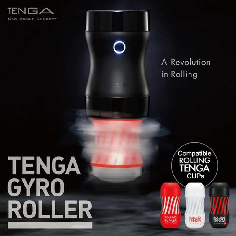 Мастурбатор Tenga Rolling Tenga Gyro Roller Cup Strong, новый рельеф для стимуляции вращением, фото №4