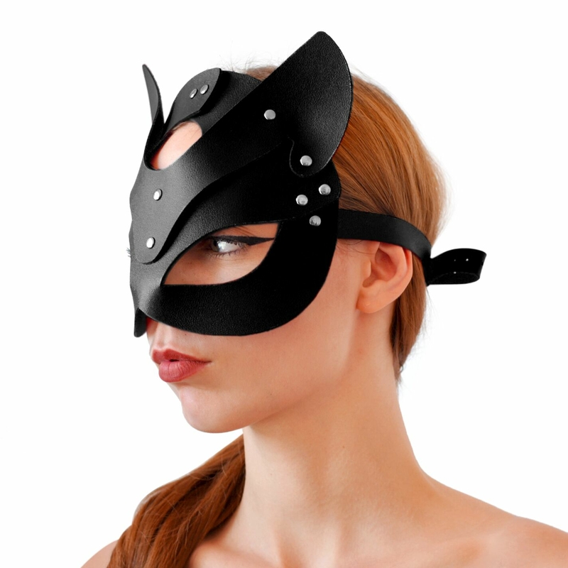 Маска Кошечки Art of Sex - Cat Mask, Черный, фото №4