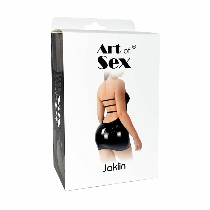 Сексуальное виниловое платье Art of Sex - Jaklin, размер L-2XL, цвет красный, photo number 4